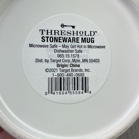 Threshold "Happy Hanukkah" 16oz White Stoneware Coffee Mug - Lot of 2 - Picture 5 of 5